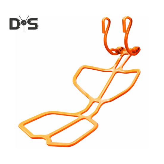 

Баскетбольный возвратчик Тренировочное пособие Баскетбольная тренировочная рамка со съемным крюком Автоматический возврат мяча Баскетбольное тренировочное оборудование для молодежи в помещении оранжевый