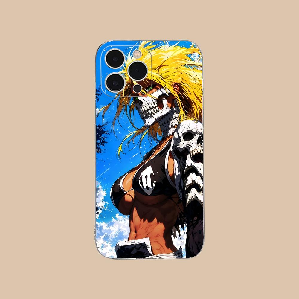 

Bleach Tier Harribel Cell Phone Case for iPhone 17 16 15 14 13 12 11 X XR XS Air Pro Max Plus Mini Clear Colorful Cover Cover iPhone XS Max
