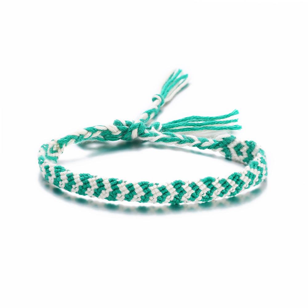 Men Women Bohemian Anklet Hand Knitting Colour Rope Anklet