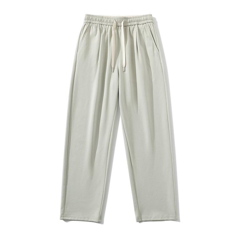 Pants Men's Spring and Autumn New Men's Clothing Simple Boys Loose and Versatile Casual Drape Thin Solid Color Trousers