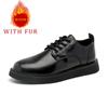 New Men Shoes Classic Men Dress Shoes Leather Wedding Shoes Men Formal Flats Business Shoes Flats Luxury Brand Black Shoes