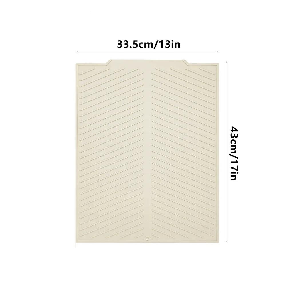 1PC Silicone Drain Pad Drying Mat Pots Dish Drain Mat for Kitchen Tableware Non-slip Mats Anti-scald Coaster Kitchen Utensils