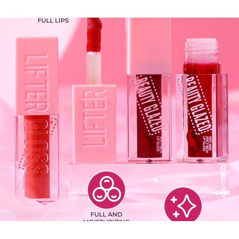 BEAUTY GLAZED - Spicy Rich Moisturizing Lip Gloss - 8 Colors