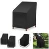 Modern Minimalist Stacking Chair Cover Waterproof Dustproof For Indoor Outdoor Furniture