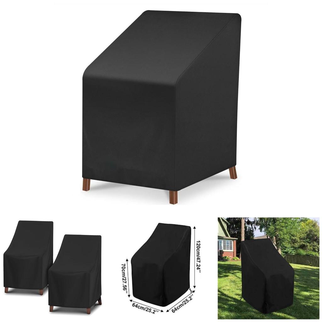 Modern Minimalist Stacking Chair Cover Waterproof Dustproof For Indoor Outdoor Furniture