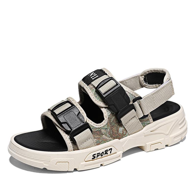 

Sandals men s summer 2025 new driving beach shoes non-slip outer wear teenagers street work sandals men s shoes 39