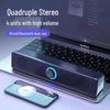 Wired USB-Powered Multimedia Desktop Speakers with Subwoofer