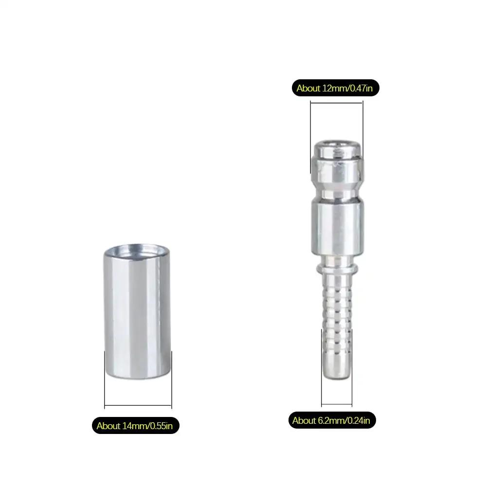 Accesorii Racord țeavă de înaltă presiune 1/4" pentru Mașini de curățat cu înaltă presiune Oțel Galvanizat Accesorii Conector pentru Curățarea Mașinii