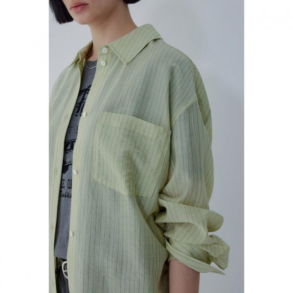 Vov Sheer Stripe Regular Fit Shirt 7156360802