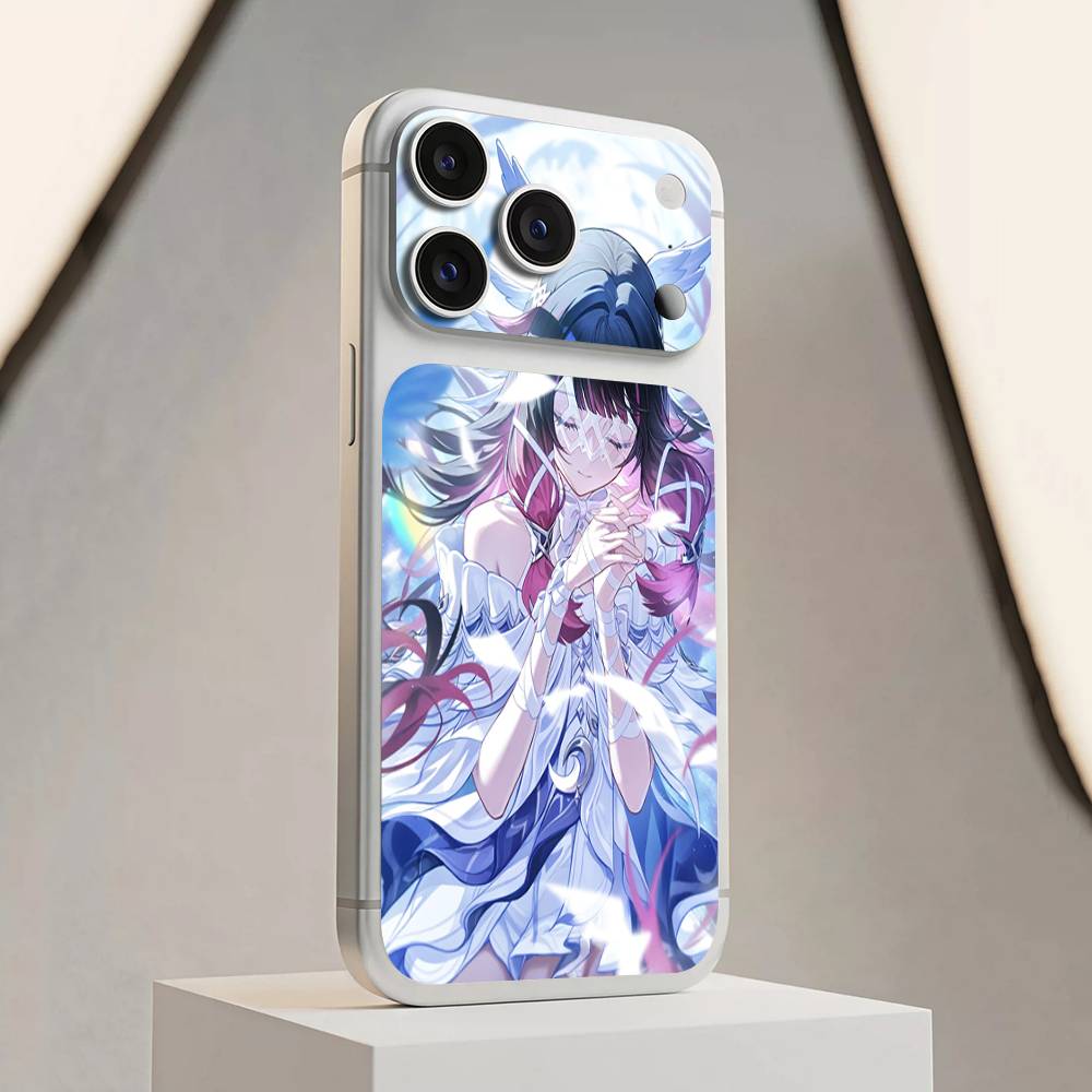 

Наклейка-скин на заднюю панель Genshin Impact Коломбина для IPhone 17 Pro 17 Pro Max iPhone 17 Pro