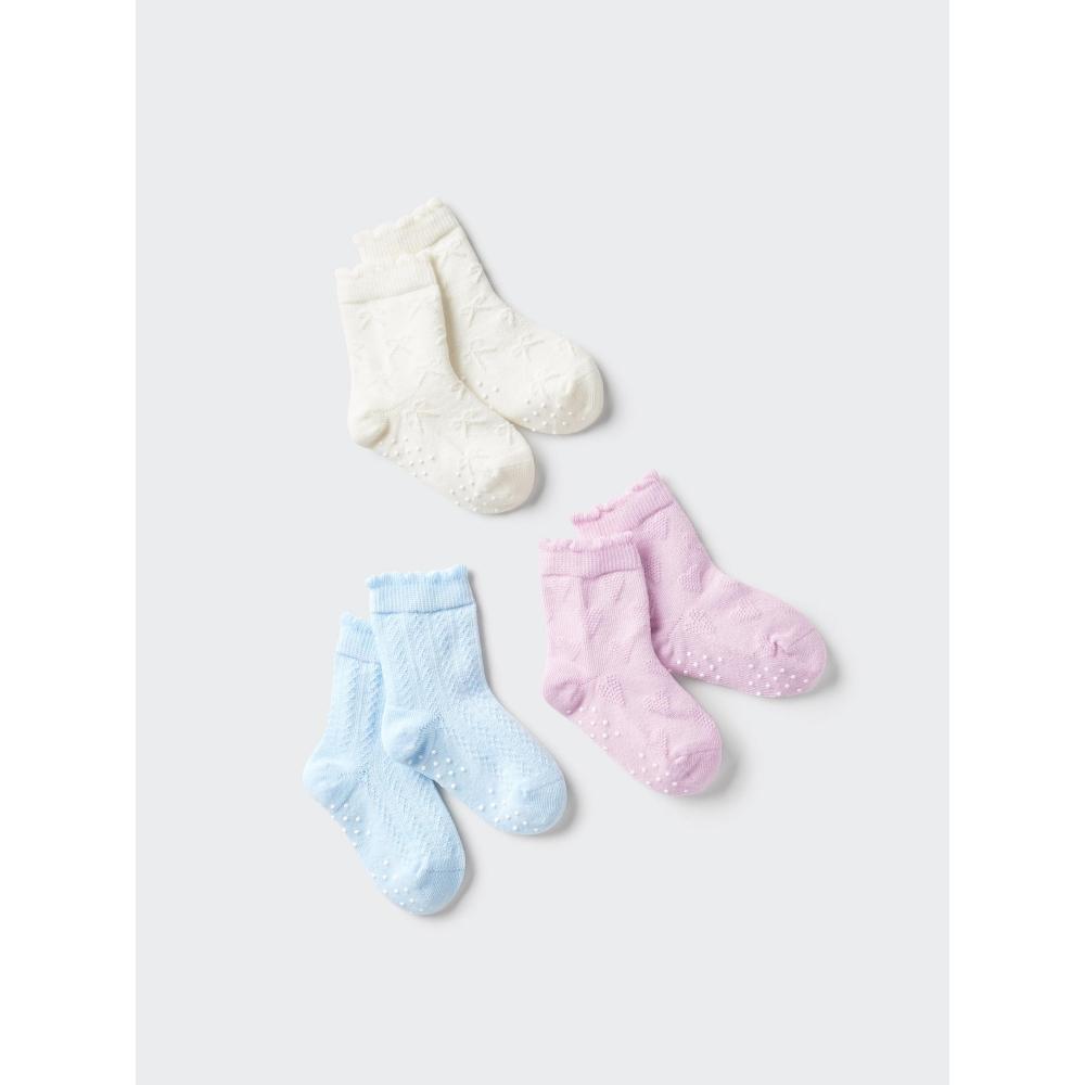 Uniqlo Japan Baby Socks 3 Pair Set