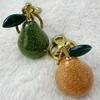 1 Pièce Charme Sac à Main Sac d'Épaule Exquis Cristal Poire Pendentif Porte-clés pour Femmes Accessoires Décoration de Sac