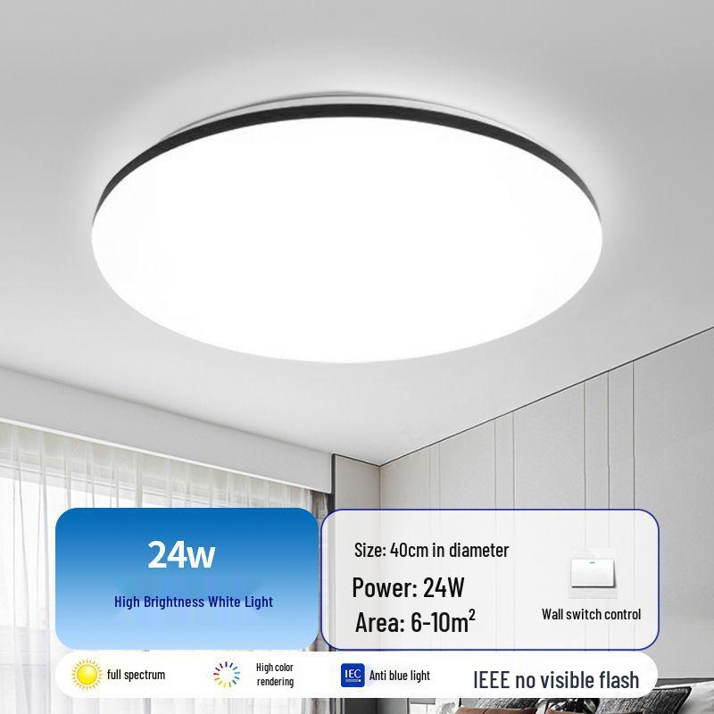 

2025 Modern Minimalist LED Ceiling Light for Living Room, Bedroom, Study & Balcony - Super Bright