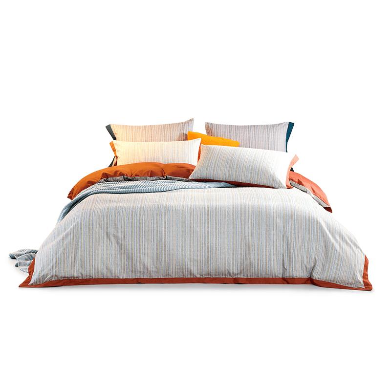 Luolai Winter Antibacterial Brushed Cotton Bedding Set 1.5m 4-Piece (Duvet 200x230cm)