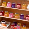 8/10Pcs 1:12 Micro Jam Bottle Simulation Model Dollhouse Miniature Kitchen Decoration Dolls House Accessories Toy