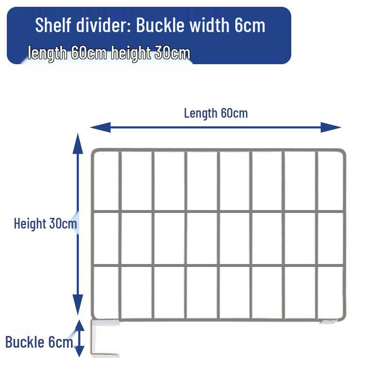 Warehouse Shelving Divider Mesh Grid Partition for Storage and Display Racks