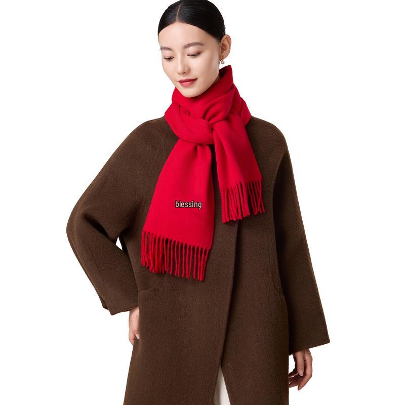 

Shanghai Story 100% Lambswool Embroidered Scarf & Shawl 180x30cm (with fringe)