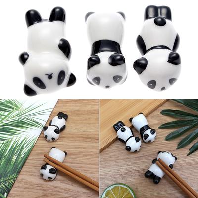 Panda Chopstick Rest Cute Tableware Panda Kitchen Tableware Chopsticks Care Home Table Decoration Fashion Utensil For Kitchen
