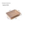 Changbaosen 900ml Kraft Paper Disposable Takeaway Boxes