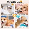 Mesh Dog Bath Bed Grooming Hammock Stand for Routine Coat Care, with Fabric Edges Holes and a Detachable Rustless Steel Frame