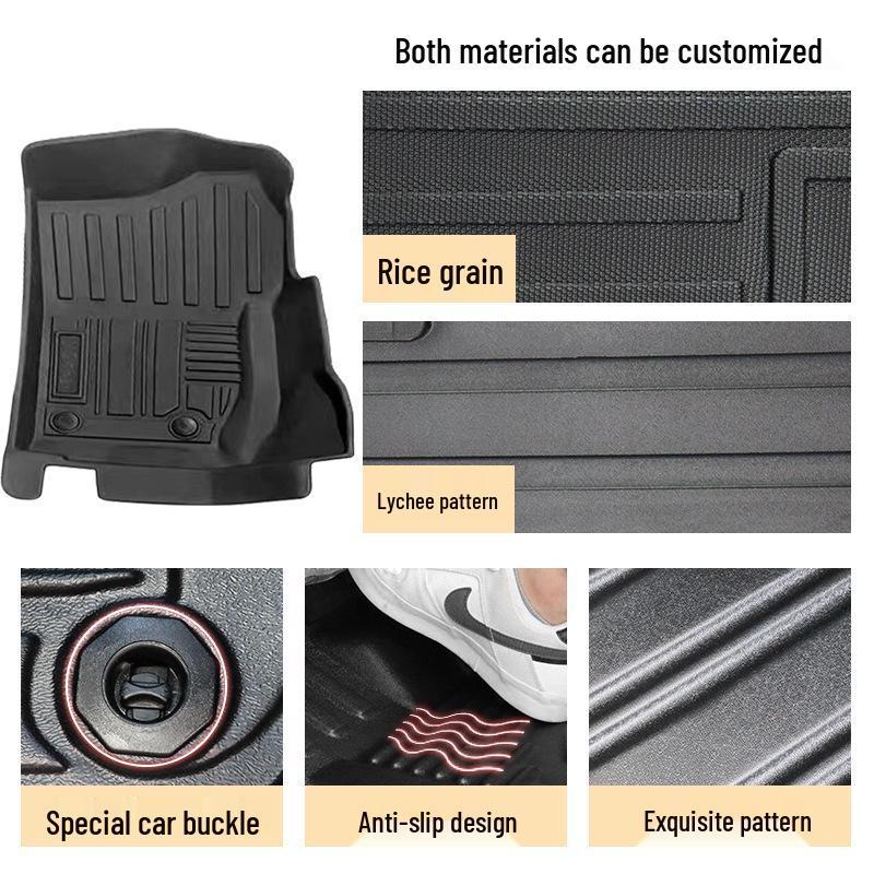 Waterproof TPE Floor Mats for Suzuki Jimny 08-18 JB23/JB43 - Durable and Perfect Fit