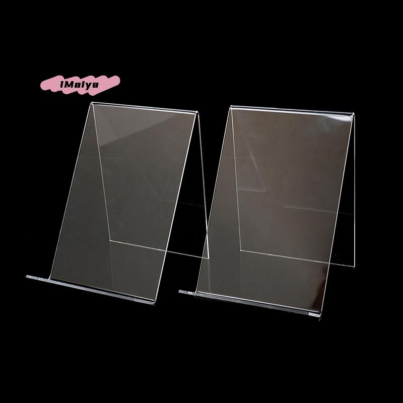M-1pcs Clear Acrylic Display Book Stand Easel Holder For Displaying Picture Albums, Books, Music Sheets, Artworks,CDs, Etc