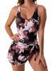 Bikini de una pieza con estampado fresco 2026: Trajes de baño conservadores, reductores y que cubren imperfecciones para vacaciones