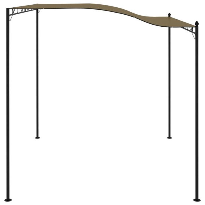 Auvent de parasol - vidaXL - 312216 - 3x2,4 m - Taupe - 180 g/m²