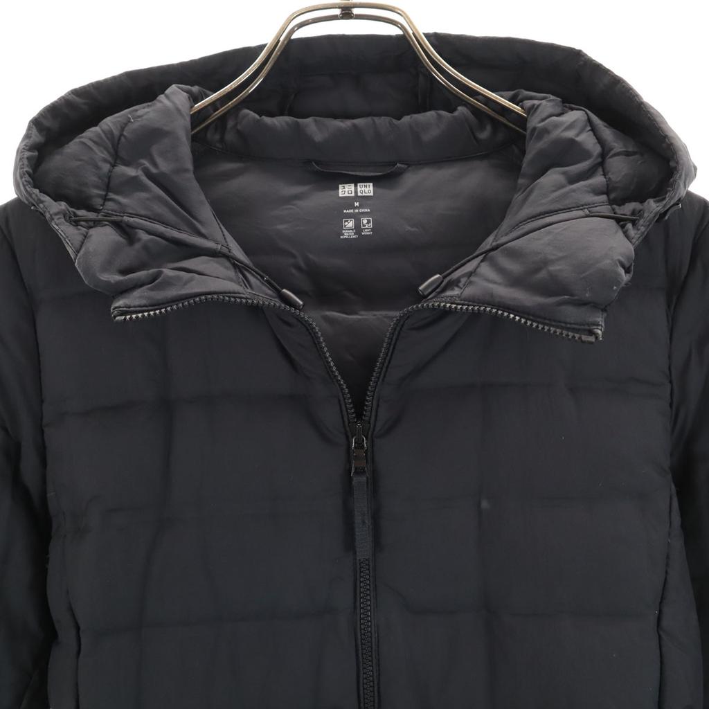 Uniqlo Ultralight Seamless Down Parka M Black With Storage Bag Women Used