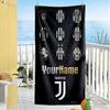 Juventus Customizable Name Beach Towel Quick-Dry Soft Microfiber Suitable for Sports Travel Swimming Yoga Bathroom Beach And Pool