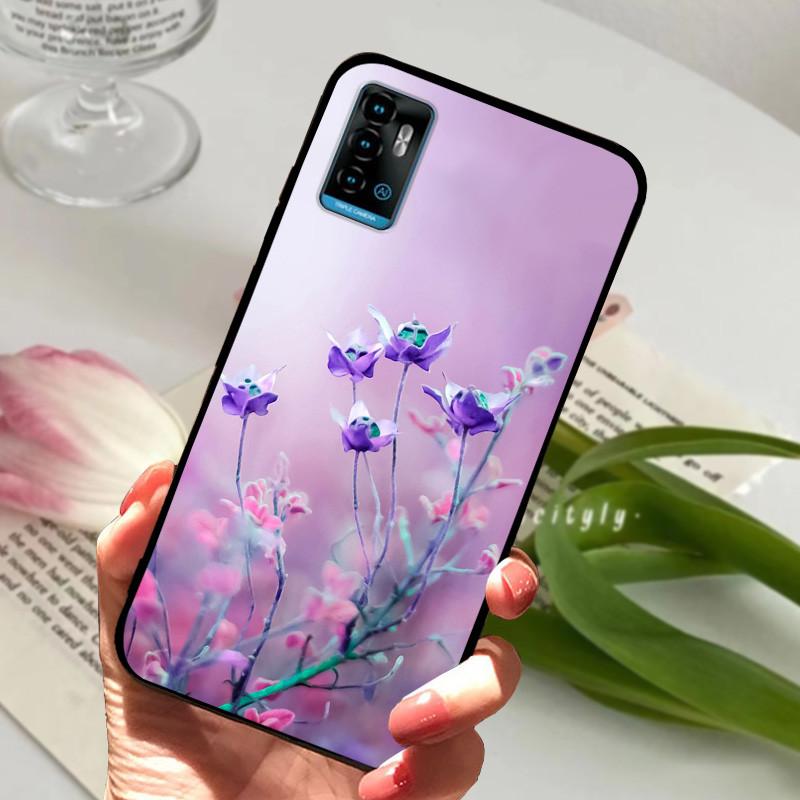 Case For ZTE A71 Coque A 71 Marble TPU Soft Silicone Funda Phone Case For ZTE Blade A71 a71 Shockproof Animals Cover Capa Bumper