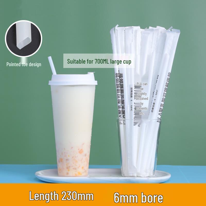 COFLYEE Biodegradable PLA Disposable Straws