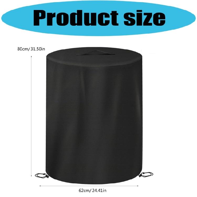 Kryt na venkovní topidlo/ohniště 600D Nepotrhaný Spodní stahovací šňůrka Voděodolná Ochrana