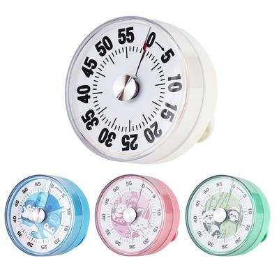 Temporizador de Cozinha de 60 Minutos Temporizador Visual Com Alarme Alto Alarme Mecânico Temporizador de Cozimento Temporizador de Relógio Magnético para Alunos Professores