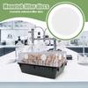 24x Mushroom Adhesive Filter Discs For Moisture Preservation Mushroom Grow Box Monotub Filters Cotton Humidity Retention Screen