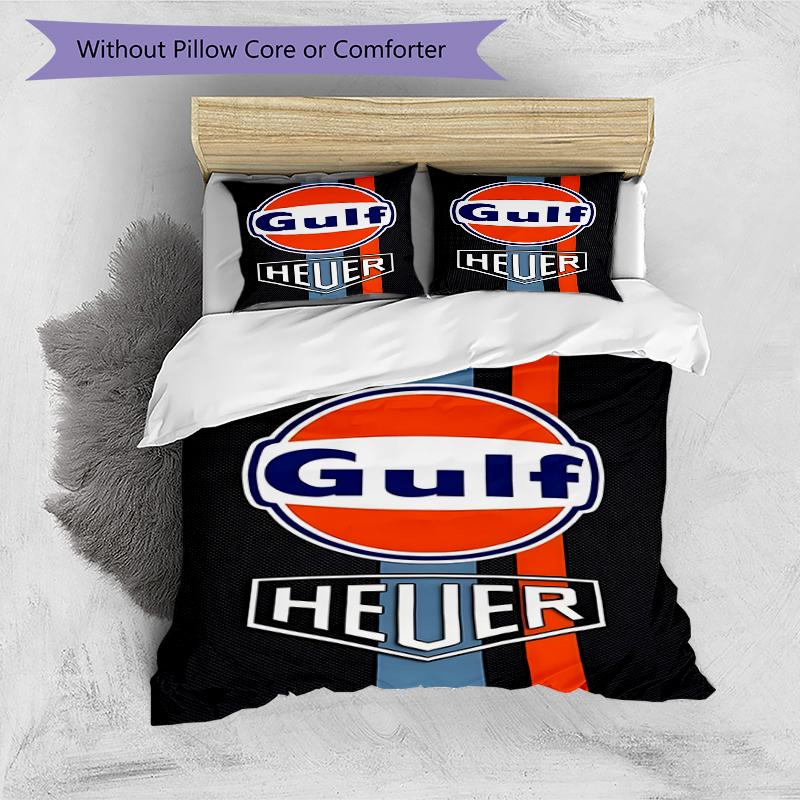 3pcs Football Team (9) Design Cover Set - HD Printed Bedding with 1 Cover and 2 Pillowcases - Perfect for Home and Dorm Decor
