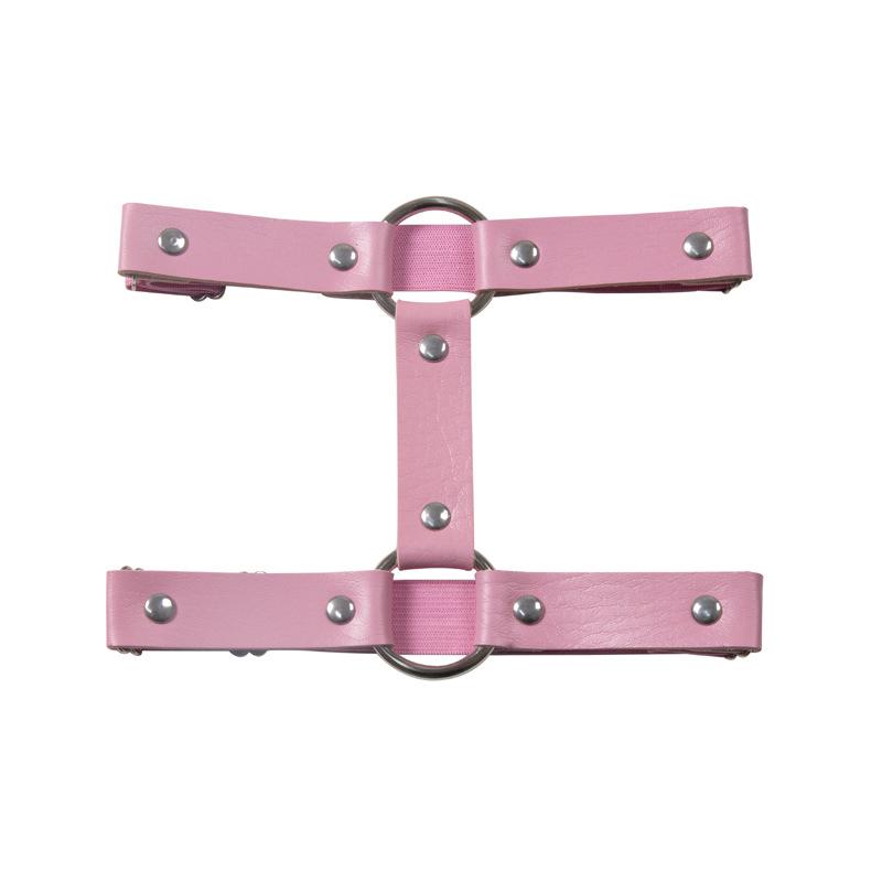 Gothic Harajuku Punk Leather Thigh Garter Elastic Band Leg Chain