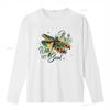It is Well with My Soul Dragonfly Flowers Womens Summer Tops T Shirt White vintage Washed Soft Top For Everyday Wear Stretched