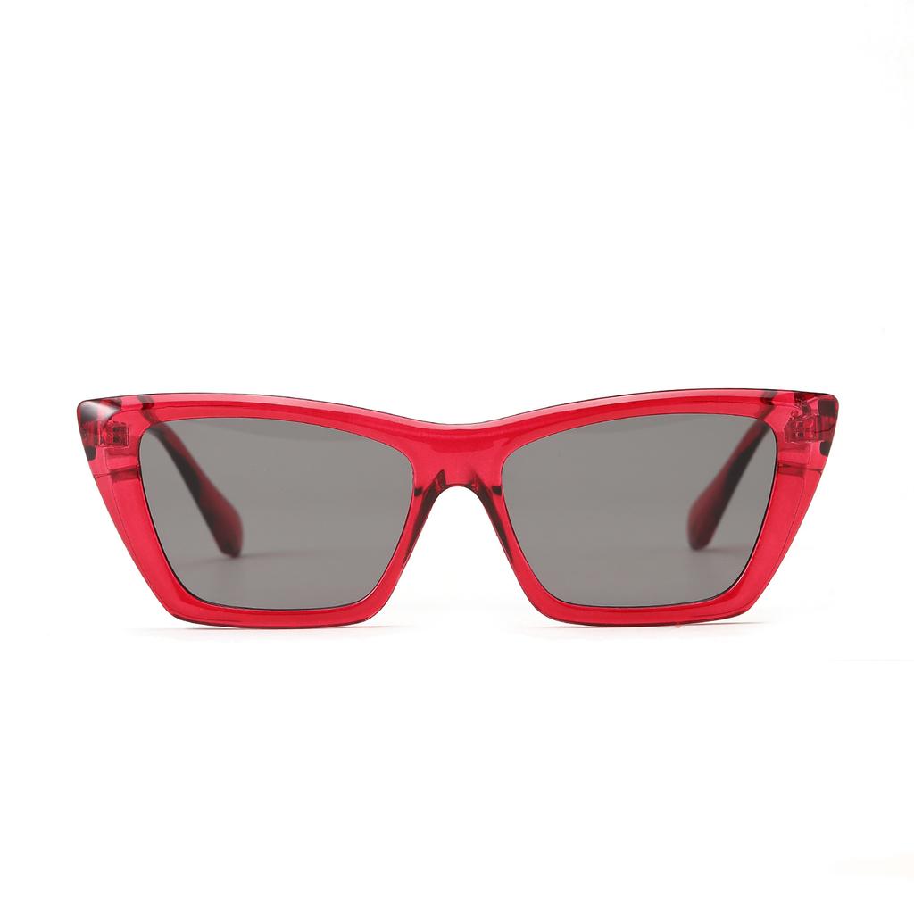 Glasses 2255 Cat Eyes Multi-Colored Plastic Frame Sunglasses Women, Colored Sunglasses Men