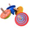 4 Stück/Set Lustige Holzkreiselspielzeuge für Kinder, Kinder, Erwachsene, Stressabbau, Schreibtischkreisel, Spielzeug für Kinder, Geburtstagsgeschenke für Kinder