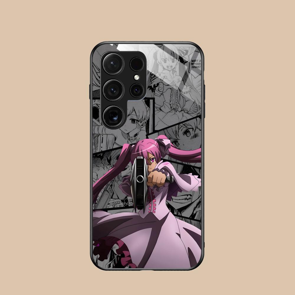 

Akame Ga Kill Mine Phone Case for Samsung Galaxy S26 S25 S24 S23 S22 S21 S20 Note20 Plus FE Ultra Glass Protective Cover Galaxy S20