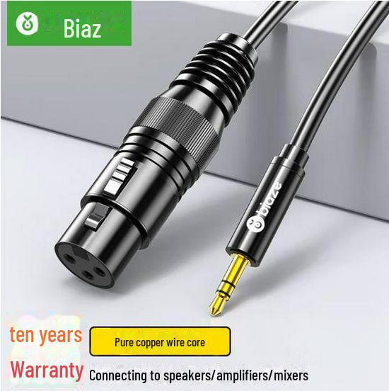 

Аудиокабель Canon «папа» — «мама» для микрофона и микшера - Biaz HX81 3.5mm to XLR, 1 meter