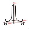 Adjustable Iron Display Stand for Showcasing Plates and Artwork