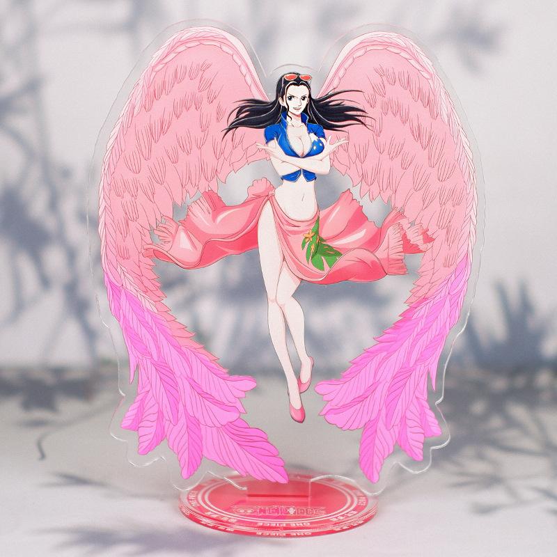 Anime One Piece Luffy Charlotte Linlin Edward Newgate Donquixote Doflamingo Kuzan Jinbe Acrylic Stand Figures Toys Decoration
