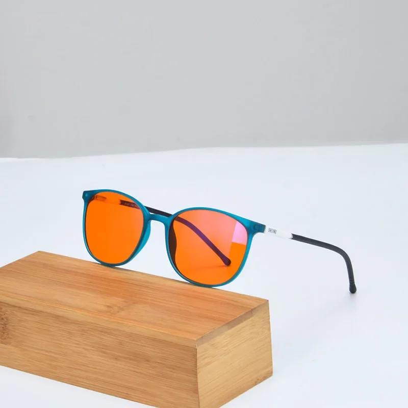 Shinu Women Glasses Frame Blue Light Blocking Glasses Red Lenses Glasses For Digital Screens Red Lens Help Better Sleep