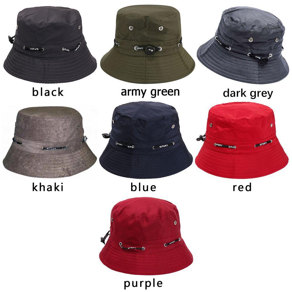 Casual Outdoor Hunting Hiking Bucket Hats Cotton Sun Hat Fisherman Cap