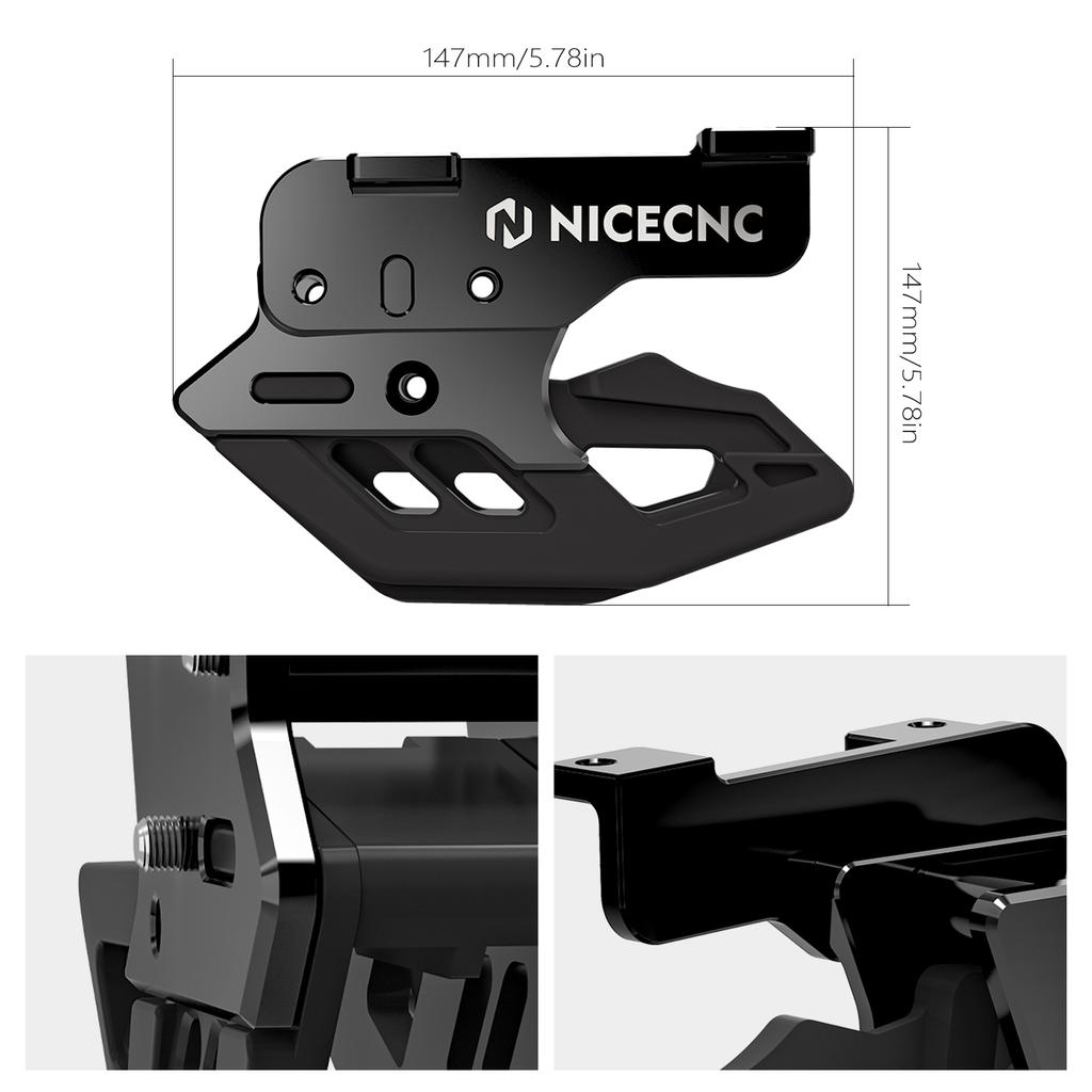 NICECNC For Yamaha Tenere 700 2019-2024 Motorcycle Chain Guide Cover Tenere 700 World Raid XTZ700 T700 Tenere 700 Accessories