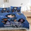 Addams Family Halloween Night Bedding Set - 3 Piece Comforter Cover Gift for Bedroom,Includes No InsertB139