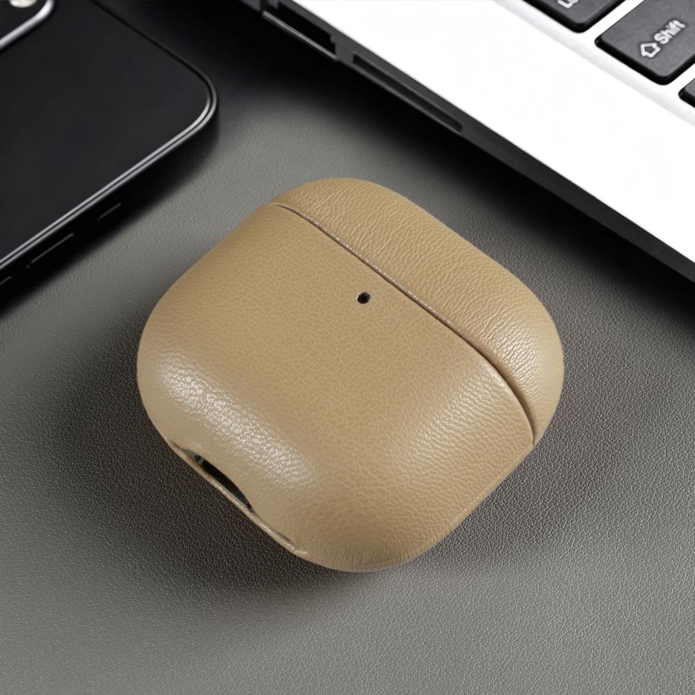 Earphone Case for Airpods Pro 2 3 Pro3 Pro2 for Airpods 4 Wireless Bluetooth Biobased Eco-Friendly Leather Hard Headphone Box