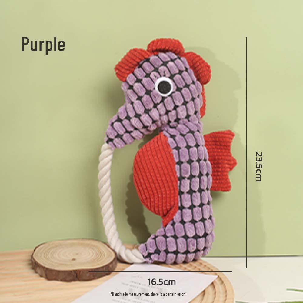 Pineapple Plush Squeaky Dog Toy for Teething & Boredom Relief - Durable, Interactive, and Self-Entertaining.